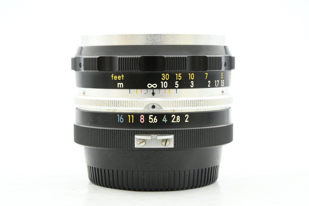 ◆ Nikon ニコン 非AI NIKKOR-S Auto 5cm F2 初期型 9枚羽根 PAT.PEND刻印 Fマウント 標準 単焦点レンズ ニコン用交換レンズ