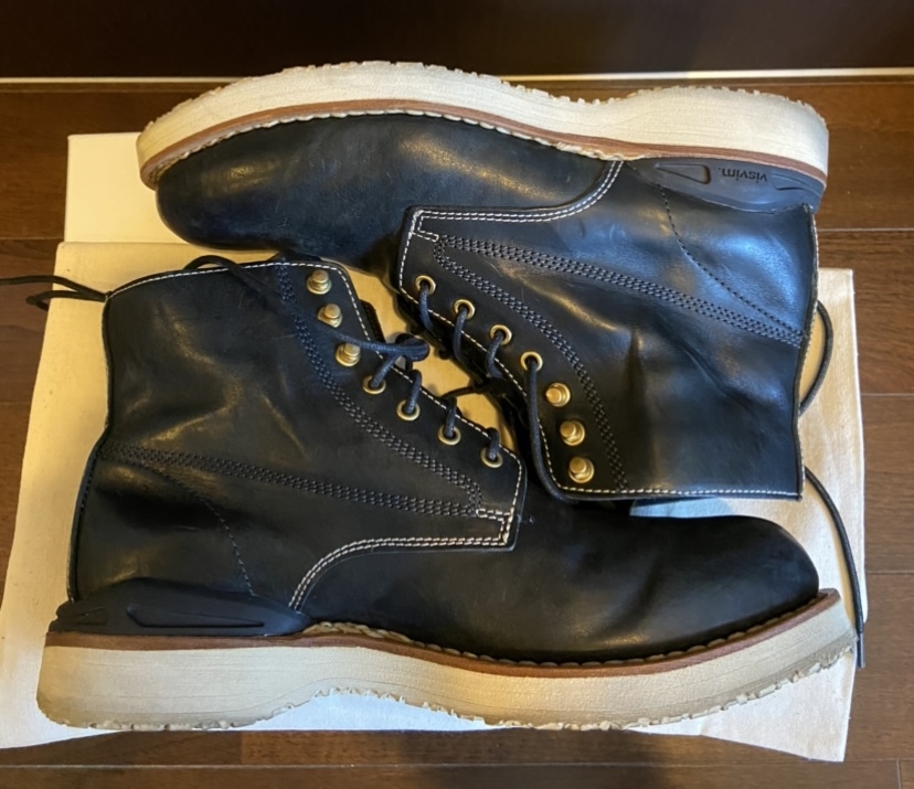USED 中古 サイズM9 27.0cm VISVIM VIRGIL BOOTS FOLK BLACK 