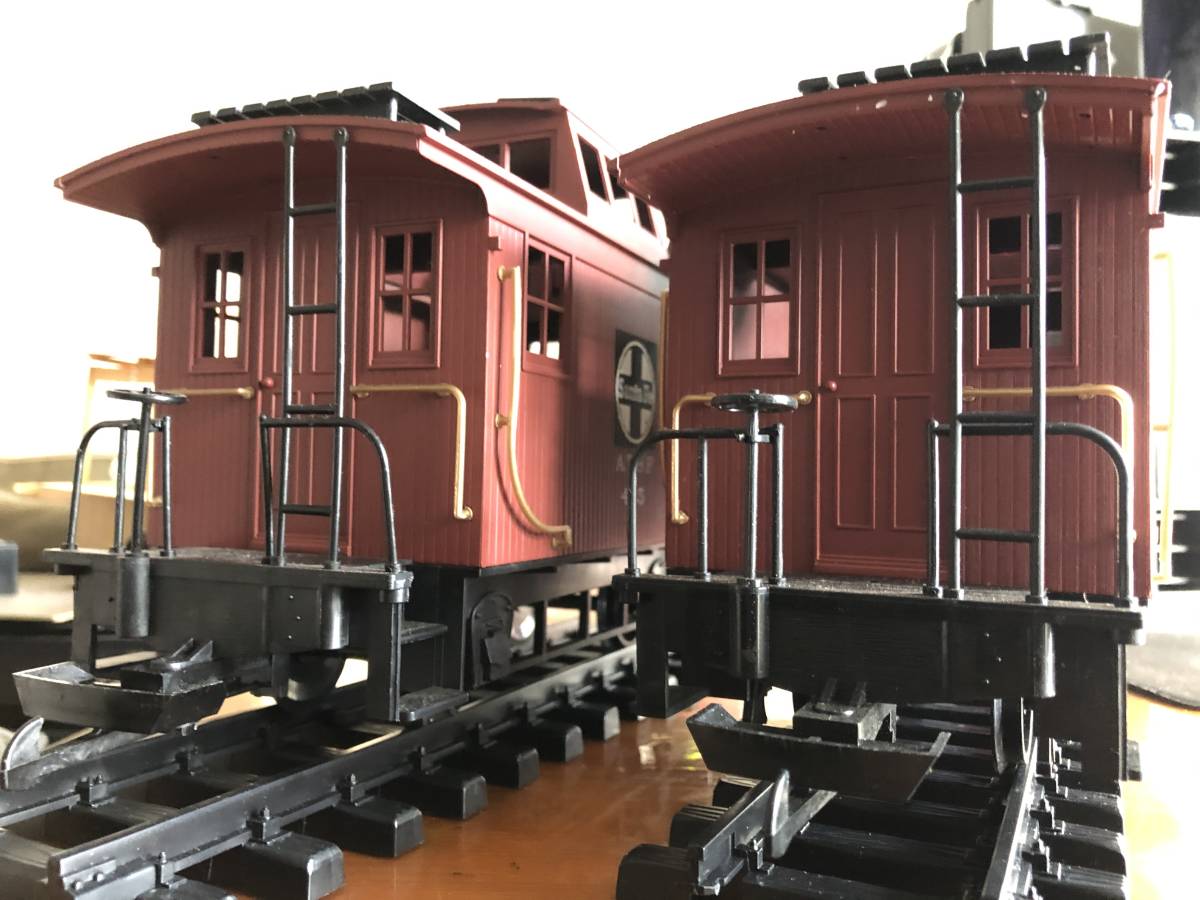 BACHMAN’s BIG HAULER 車掌車2両【Gゲージ：軌間45mm】中古品