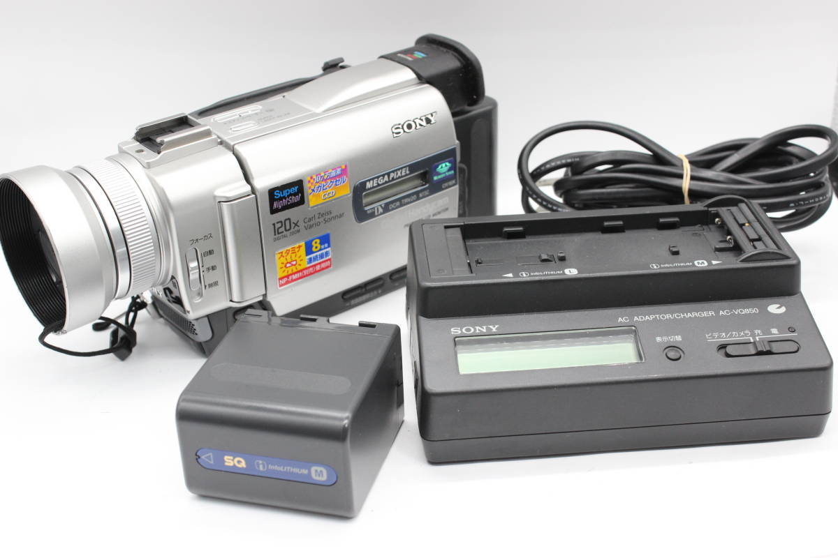 良品 SONY Digital Handycam Carl Zeiss VarioSonnar DCRTRV20 ビデオカメラ バッテリー