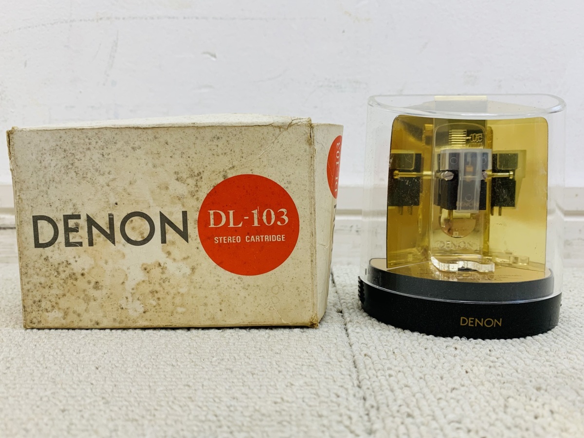 ◎【名古屋市】DENON DL-103LC MCカートリッジ 日本コロムビア創立75周年記念モデル DL-103 2点セット