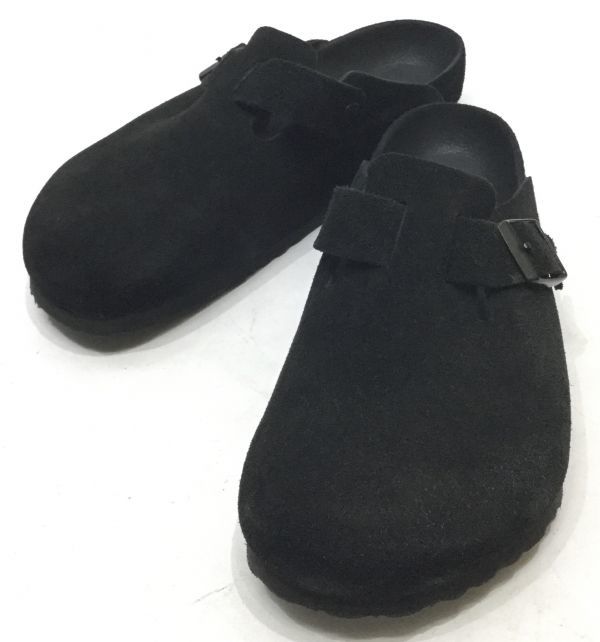 ①BIRKENSTOCK×BEAMS 別注 ALL BLACK BOSTON ビルケンシュトック 