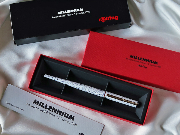 豊富な，人気SALE ロットリング rotring ミレニアム アニュアル リミテッド エディション 2 1998(万年筆一般)｜売買されたオークション情報、yahooの商品情報をアーカイブ公開 - オークファン 万年筆一般