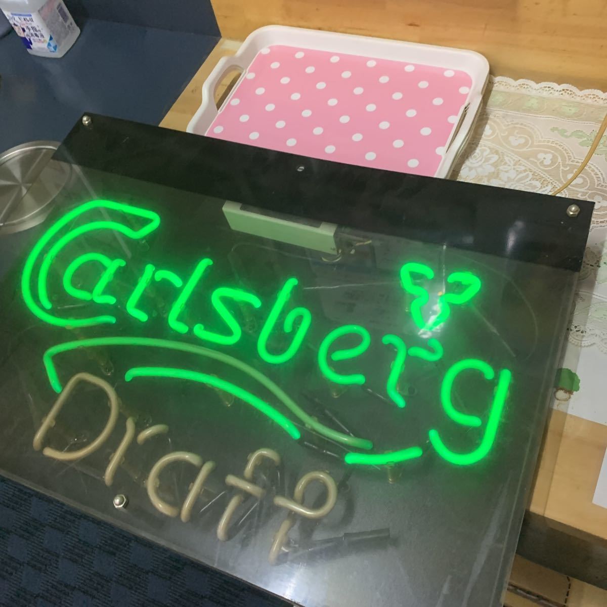 カールスバーグ ペニージャパン ネオン管 Carlsberg 看板 ネオンサイン