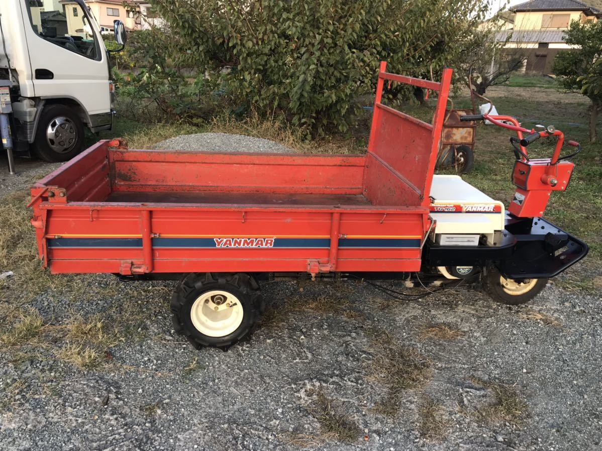 引取限定ヤンマー 乗用 運搬車 TG162 油圧ダンプ最大積載量500kg