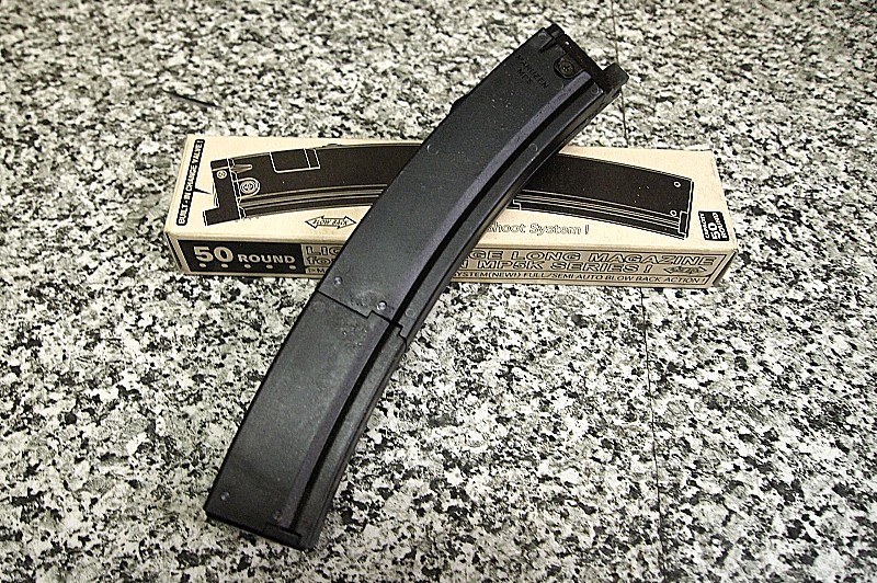 マルゼン GBB Hk MP5K用 50連ロングマガジン/クルツ ガスブロ用 MARUZEN