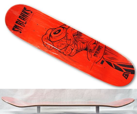 SMBLANKS x GOHMON Limited ★7.75★ DRUNKS 赤 しっかりケーブ