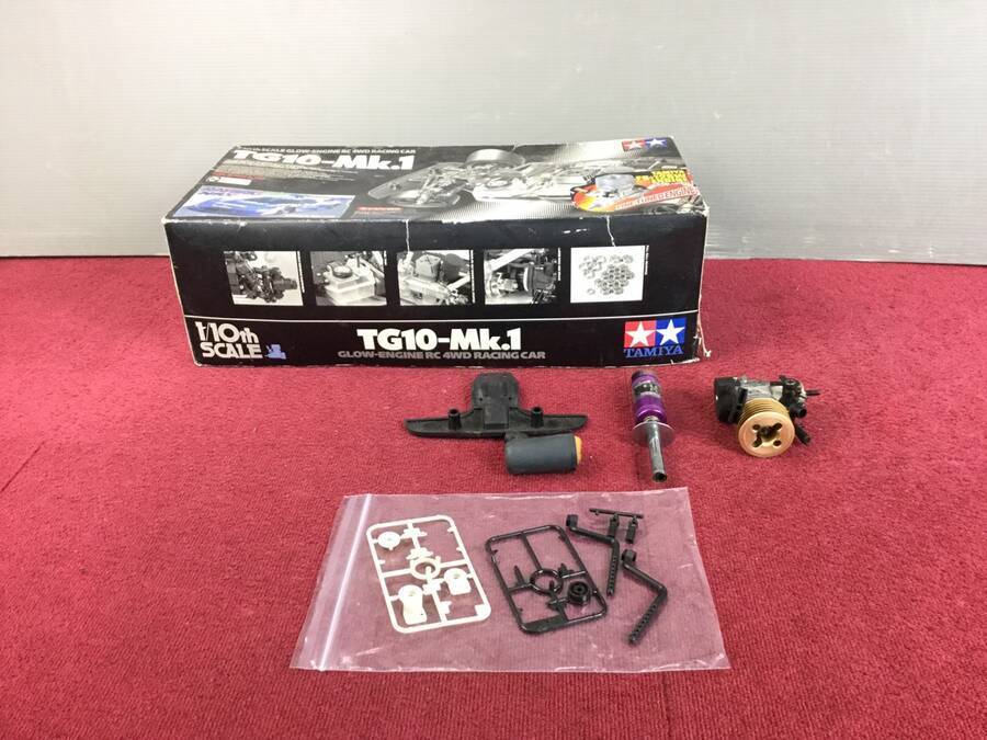 TAMIYA タミヤ TG10-Mk.1 エンジン式RCカー 元箱/パーツ1袋付き＊