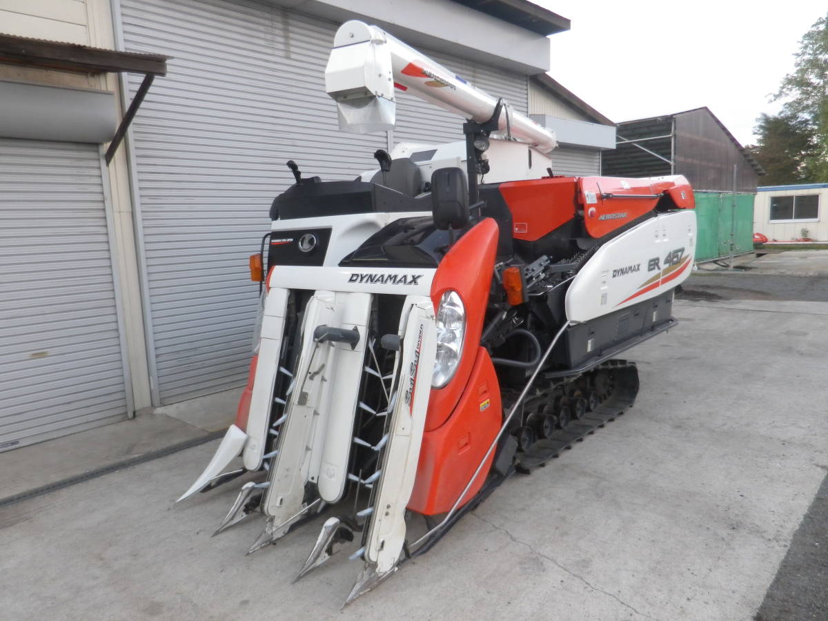 クボタ コンバイン 4条刈コンバイン ER467 67馬力 HDMW2-R 921時間 デバイダ 自動水平_1