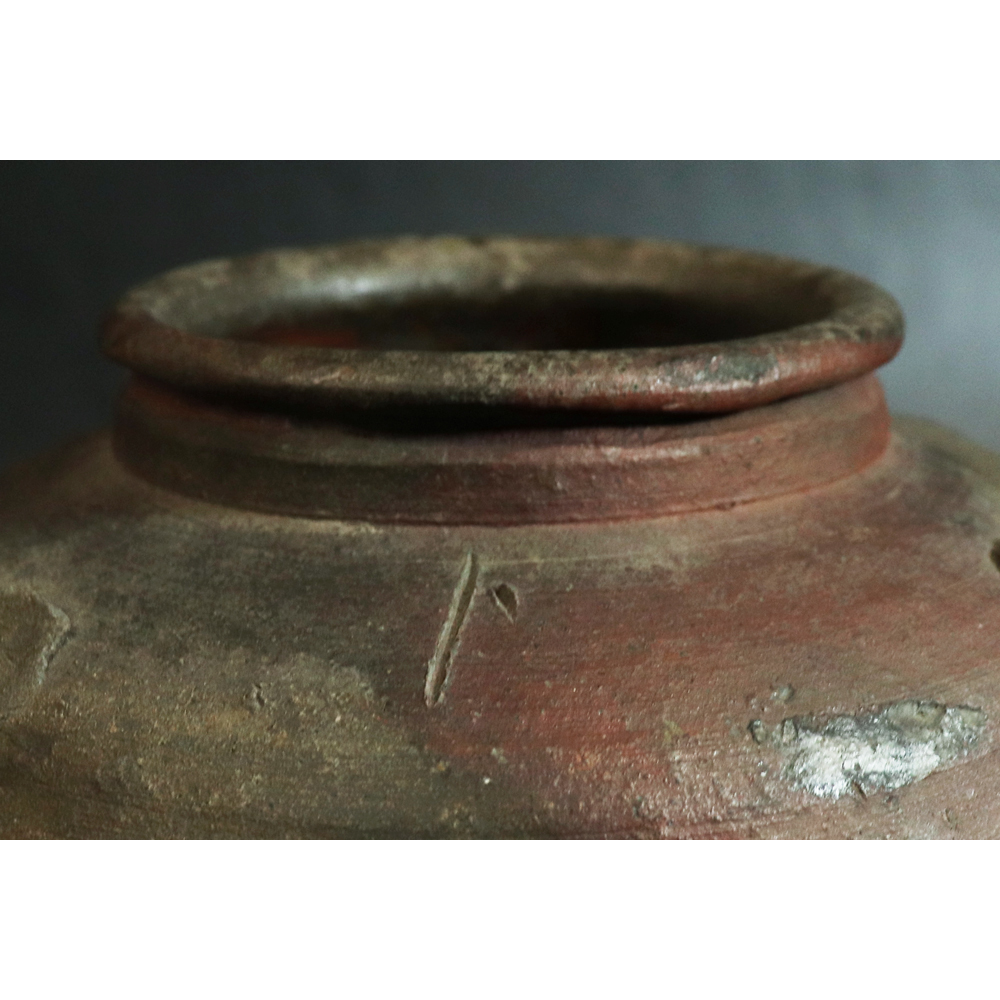 室町時代作 古備前 耳付 種壺 ＜21102903＞(花器、壷)｜売買された