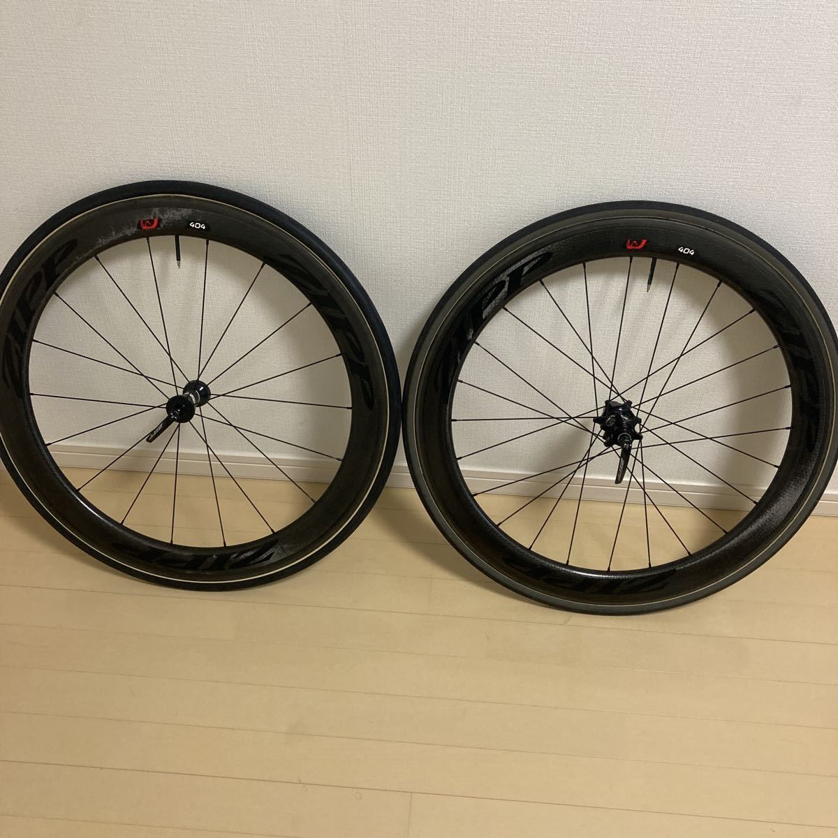 美品 zipp 404 チューブラー 2018 前後 タイヤセット ファイアクレスト