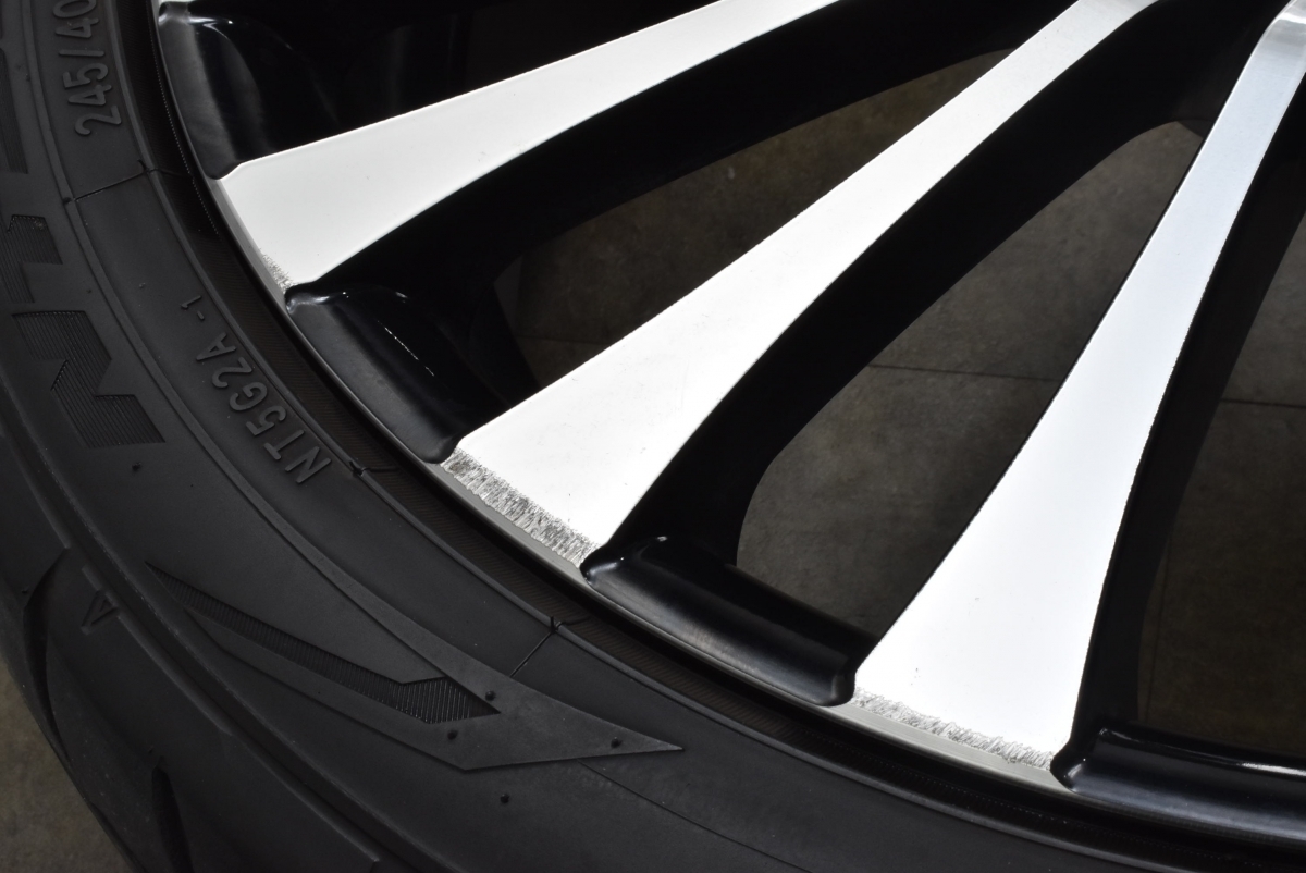 【程度良好品】M’z Speed ジュリア 666 モノブロック 20in 8.5J +35 114.3 ニットー 245/40R20 アルファード ヴェルファイア エルグランド | 0 Julia SPEED&frasl;エムズスピード 666モノブロック｜フジ M
