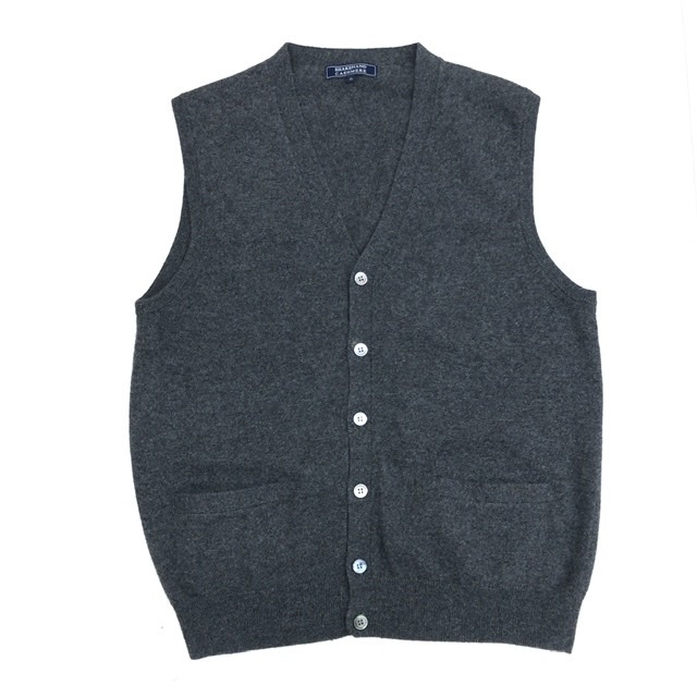 美品 SHAKEHAND CASHMERE 《繊維の宝石》 カシミヤ100% ニット ベスト 