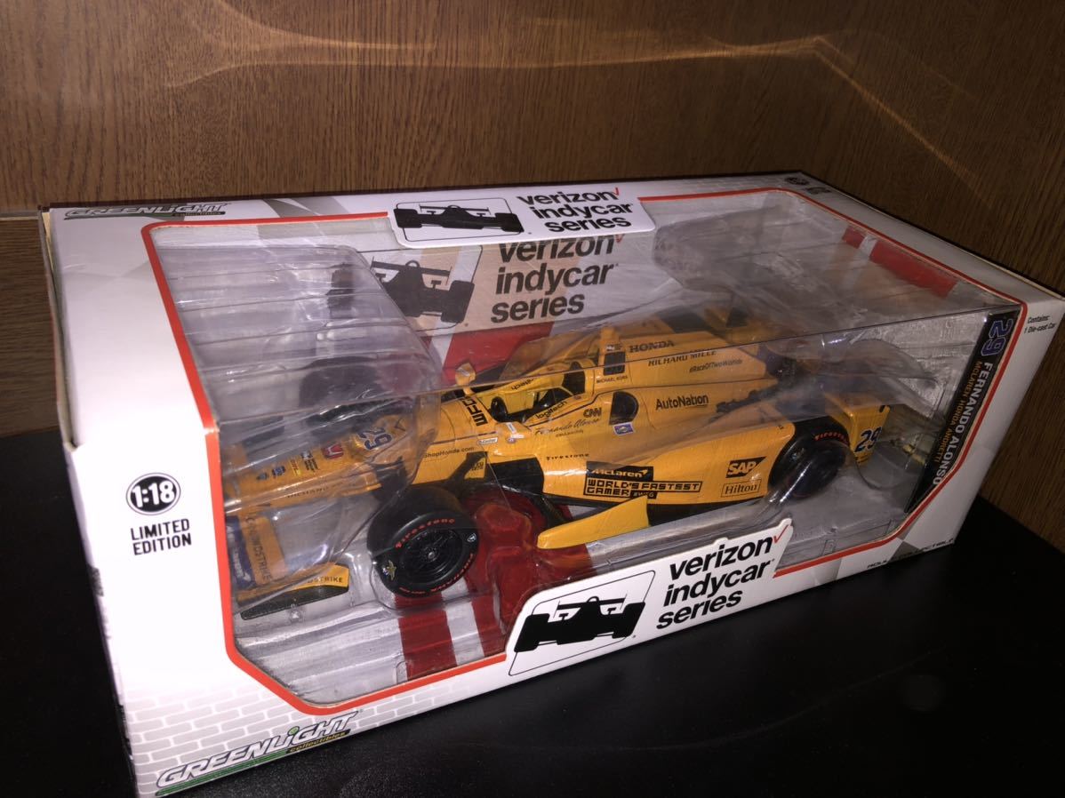 Fernando Alonso Greenlight Indy McLaren 1:18 0 Arrow 1 2 Limited 3