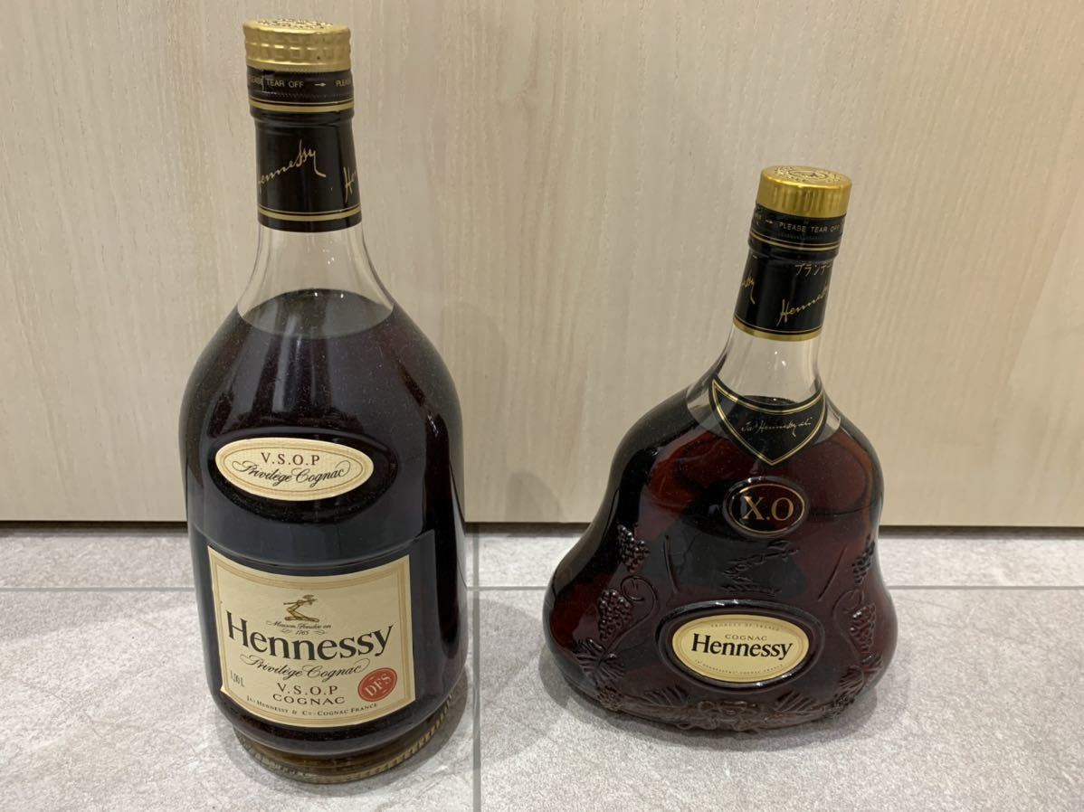 爆買い，限定セール 1円 古酒 未開栓 ヘネシー 2本まとめて Hennessy ヘネシー ヘネシーXO VSOP 金キャップ(ヘネシー)｜売買されたオークション情報、yahooの商品情報をアーカイブ公開 - オークファン コニャック