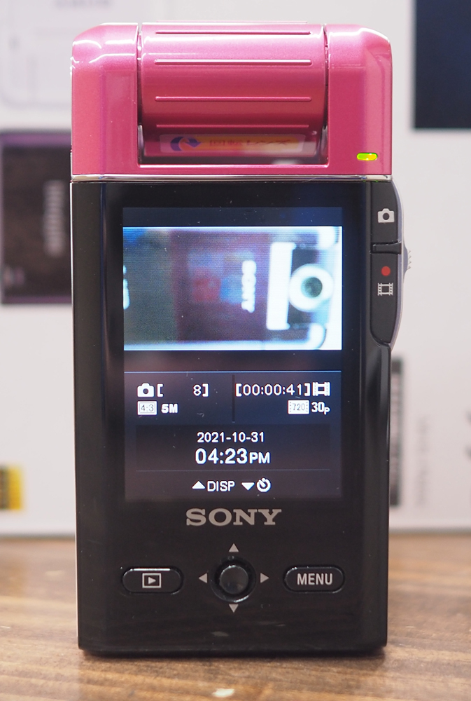 SONY モバイルHDスナップカメラ ソニー bloggie MHS-FS3 Bloggie ブロギー 3D モバイルHD スナップカメラ PM5K 美品ソニー 8GBの通販 by Angels “Bloggie”でできること