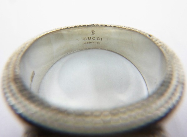 □ グッチ/GUCCI □ インターロッキングG SVリング #21 925 □ USED 