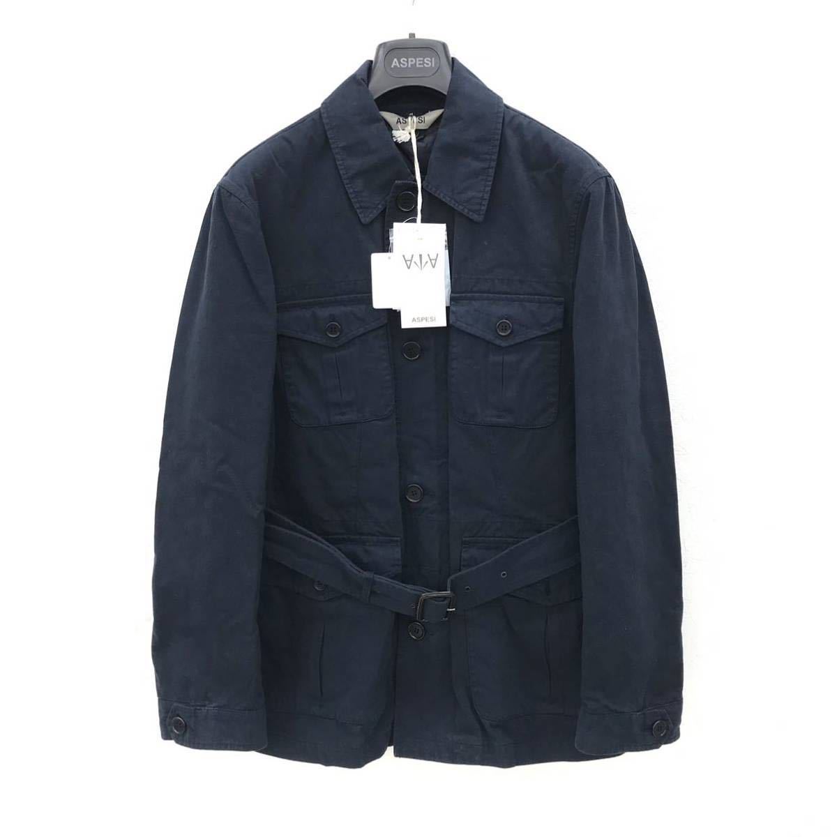 限定セール，得価 &forall; ASPESI &times; BEAMS F アスペジ ビームス サファリジャケット ネイビー サイズM CJ26/A263/85/JP 別注 ミリタリージャケット ライナー付き(その他)｜売買されたオークション情報、yahooの商品情 その他