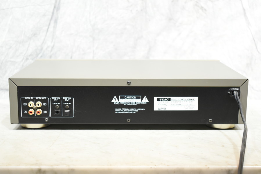 TEAC ティアック MDデッキ MD-5MKⅡ TEAC MDデッキ ティアック 良品