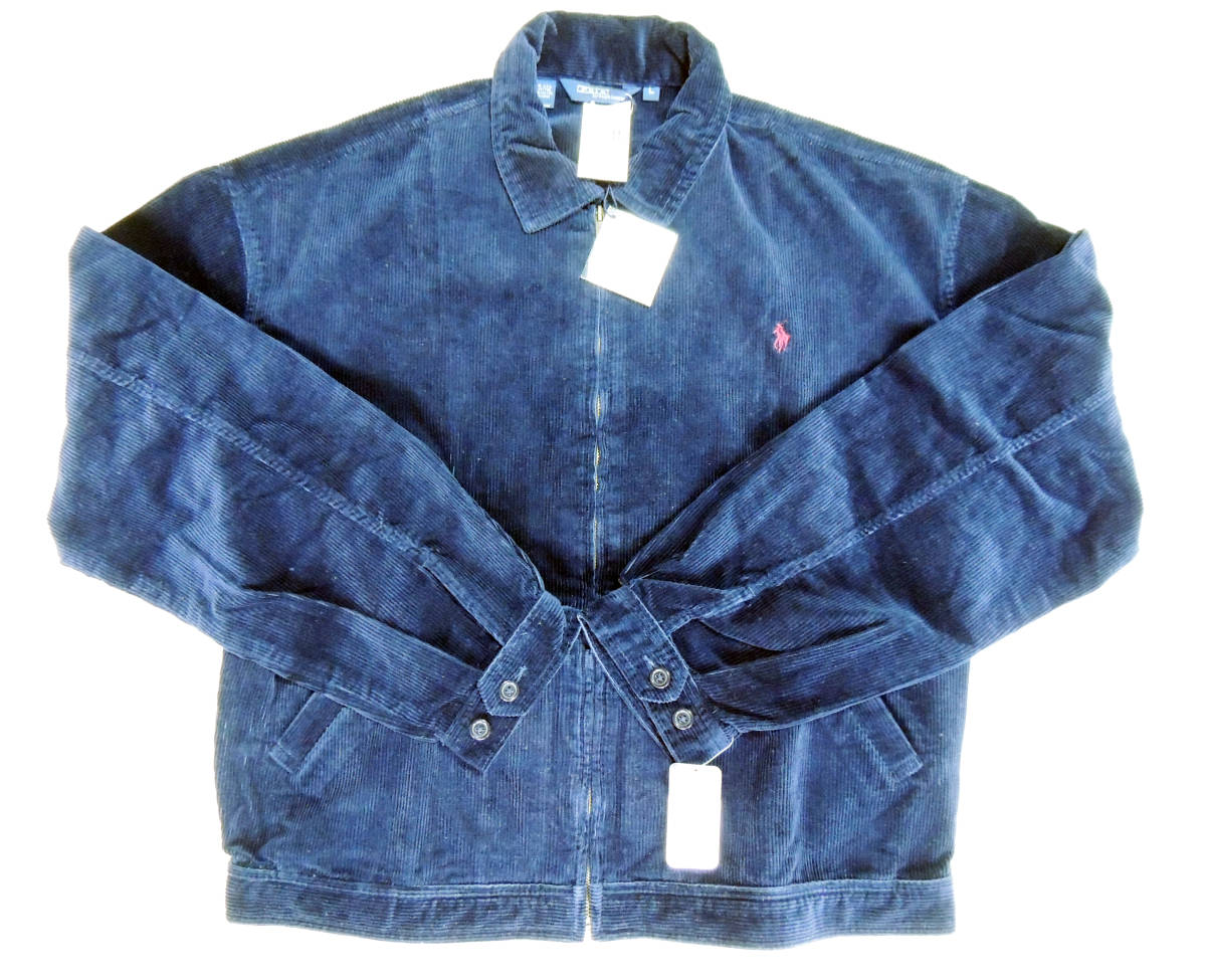 新品未使用　POLO RALPH LAUREN　コーデュロイ　Lサイズ　ジッパー