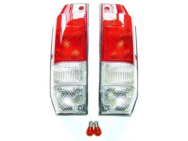 送料無料 トヨタ ランドクルーザー 76系 リアコンビテールランプ HZJ76V HZJ76K ランクル76 ロングボディー用 左右 12V リヤテールライト