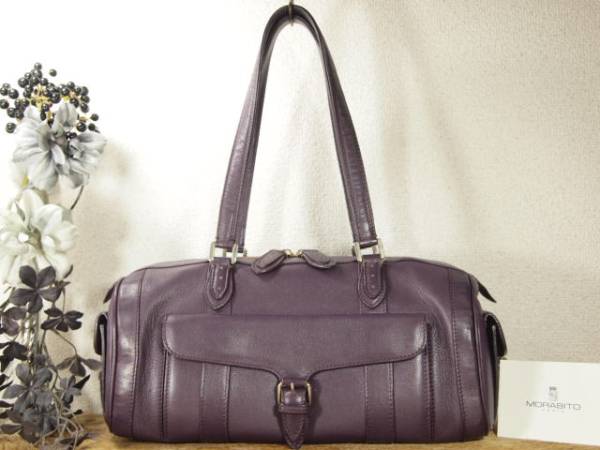 極美品 MORABITO モラビト 差し色 高級レザーバッグ (GUCCIBALLY