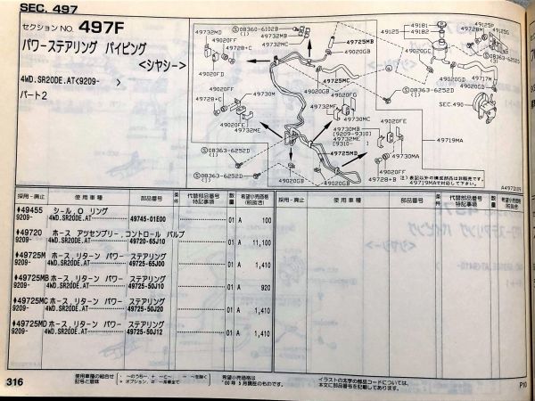 HP10 P10 プリメーラ 整備要領書 配線図 パーツリスト HP10 P10