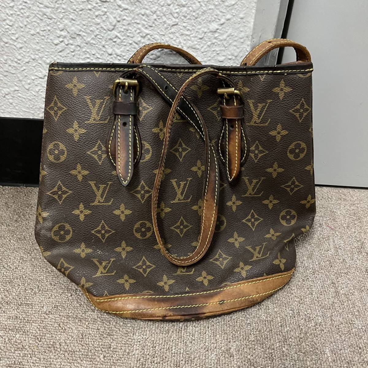 ジャンク LOUIS VUITTON ルイヴィトン モノグラム トートバッグ 