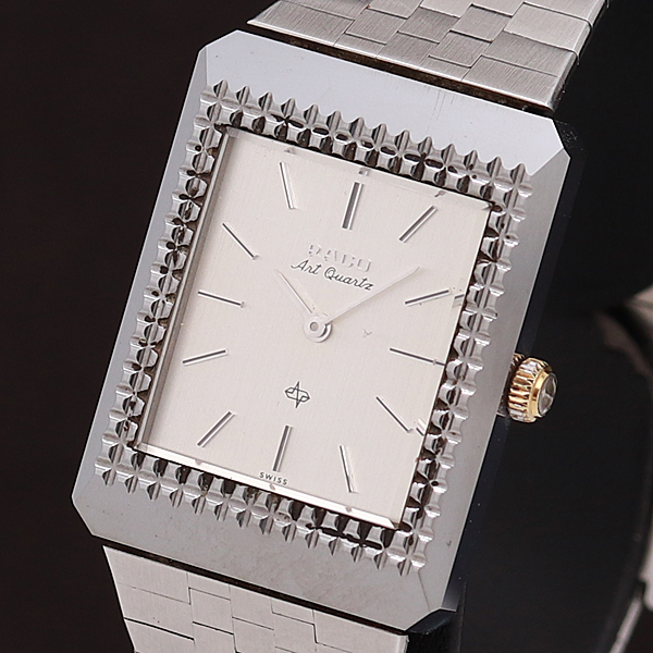 送料無料，正規品 1円 稼働 正規良品 RADO/ラドー QZ 717.9568.3 スクエア Art Quartz シルバー文字盤 ボーイズ/メンズ腕時計 A0150078(ラドー)｜売買されたオークション情報、yahooの商品情報をアーカイブ公開 - オークフ ラドー