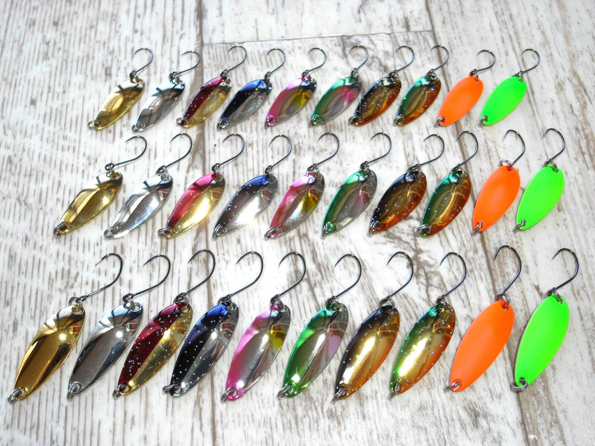 定番スプーン Smith Pure スミス ピュア 30本set 湖 渓流 源流 管釣り レイク エリア トラウト ニジマス ヤマメ イワナ セット 売買されたオークション情報 Yahooの商品情報をアーカイブ公開 オークファン Aucfan Com