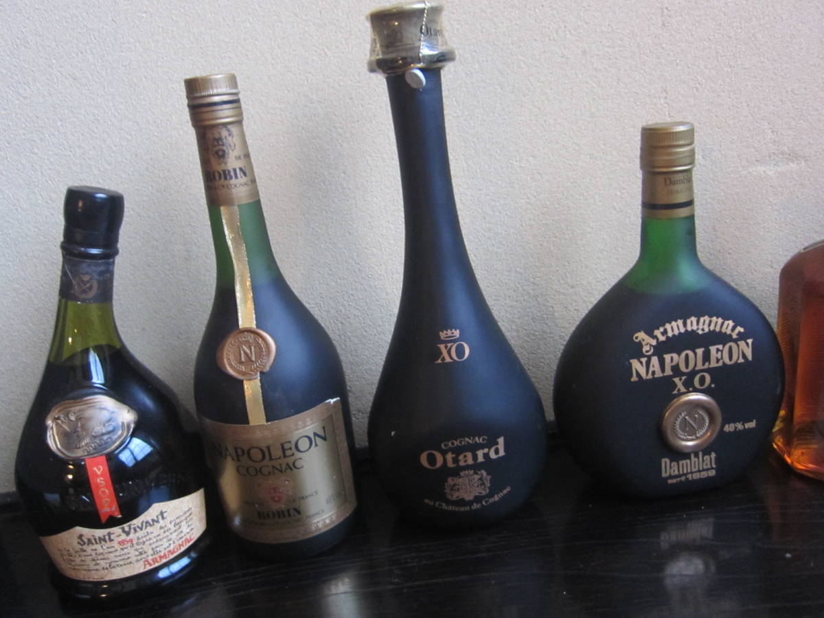 ブランデー ウイスキー 古酒 まとめ売り 4本セット XO VSOP含む 未開栓