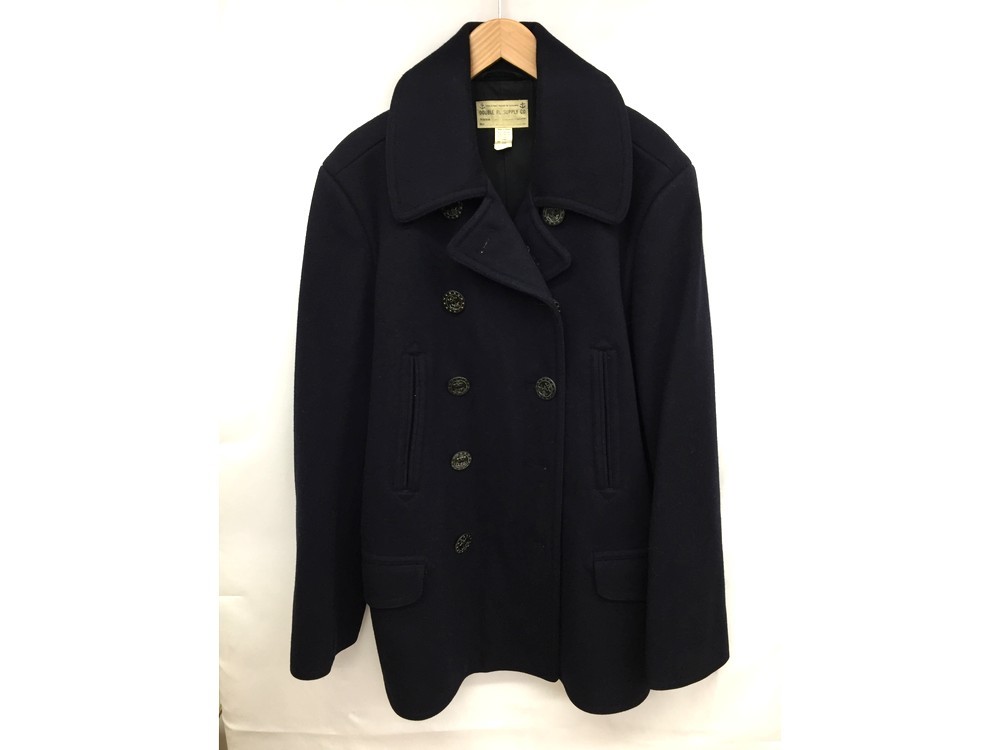 ▽A11●【同梱不可】中古品 RRL ダブルアールエル ピーコート 着丈約80cm《店頭引取可能》 男性用 ファッション