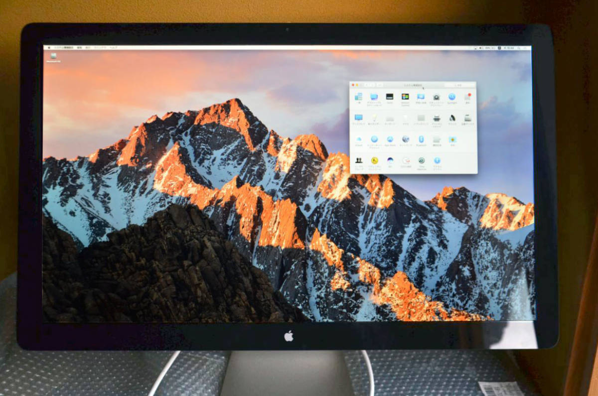 ★Apple Thunderbolt Display A1407 27インチ/映り極上/ケーブル新品交換/動作確認済み★美品/送料全国2000円