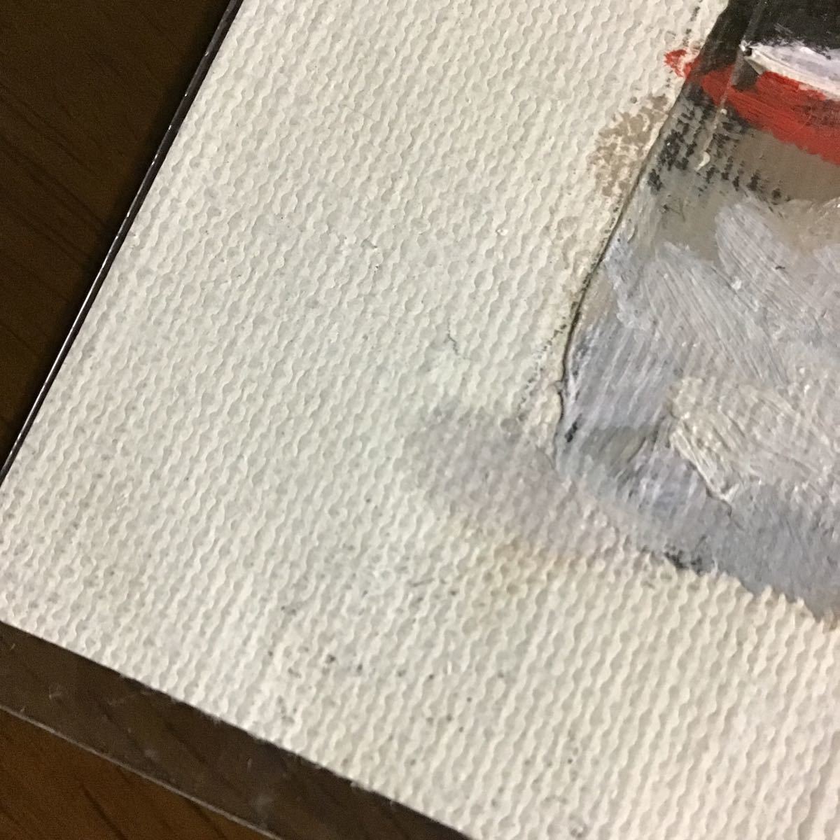 雪の小樽運河 友成 晴雄 油絵 友成晴雄 『雪の小樽運河』 油彩