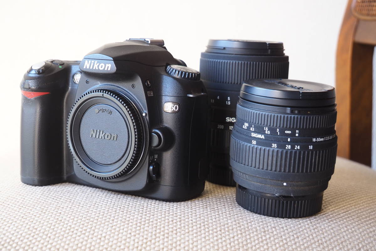 ニコン　NIKON D50 ダブルズームレンズキット
