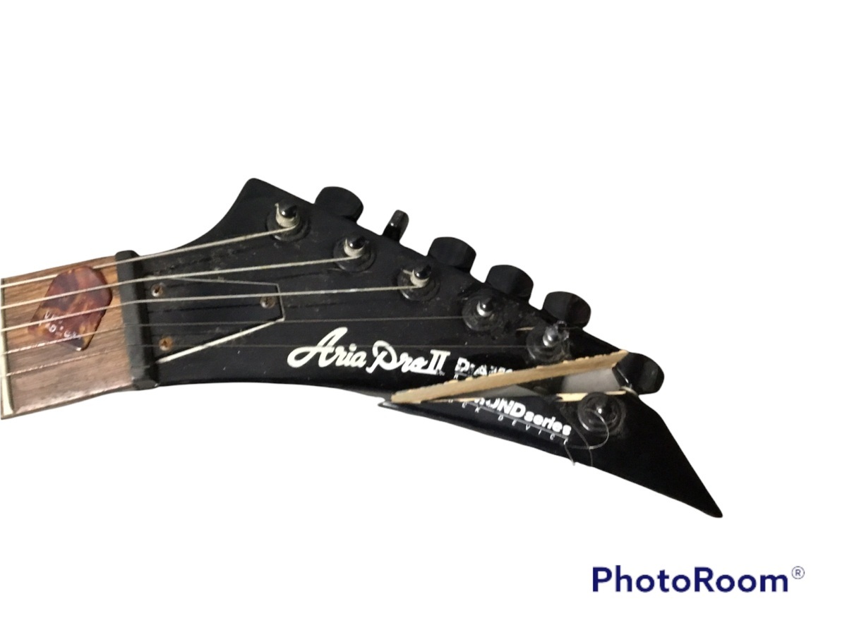 ☆Aria Pro Ⅱ Diamond series Rock DEVICE エレキギター ブラック