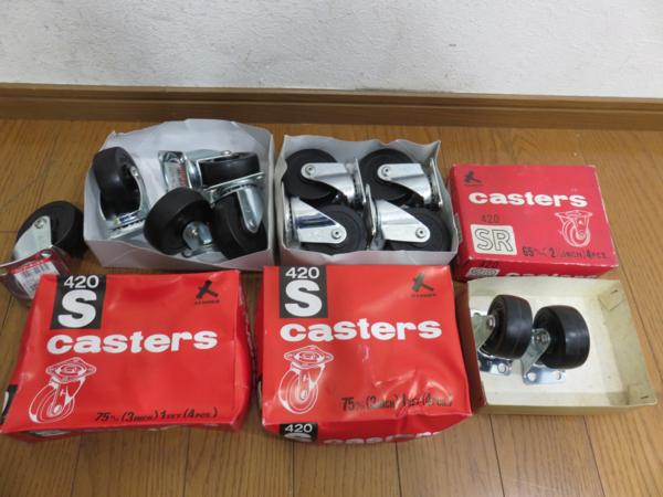 ○未使用 ハンマーキャスター 420SR 75mm 9個他 ab51A