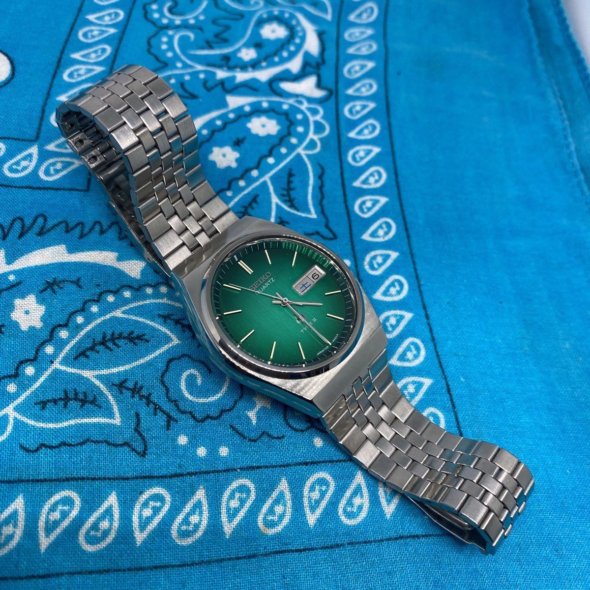 美品 SEIKO セイコー QUARTZ クォーツ TYPEⅡ タイプ2 7123-8010 