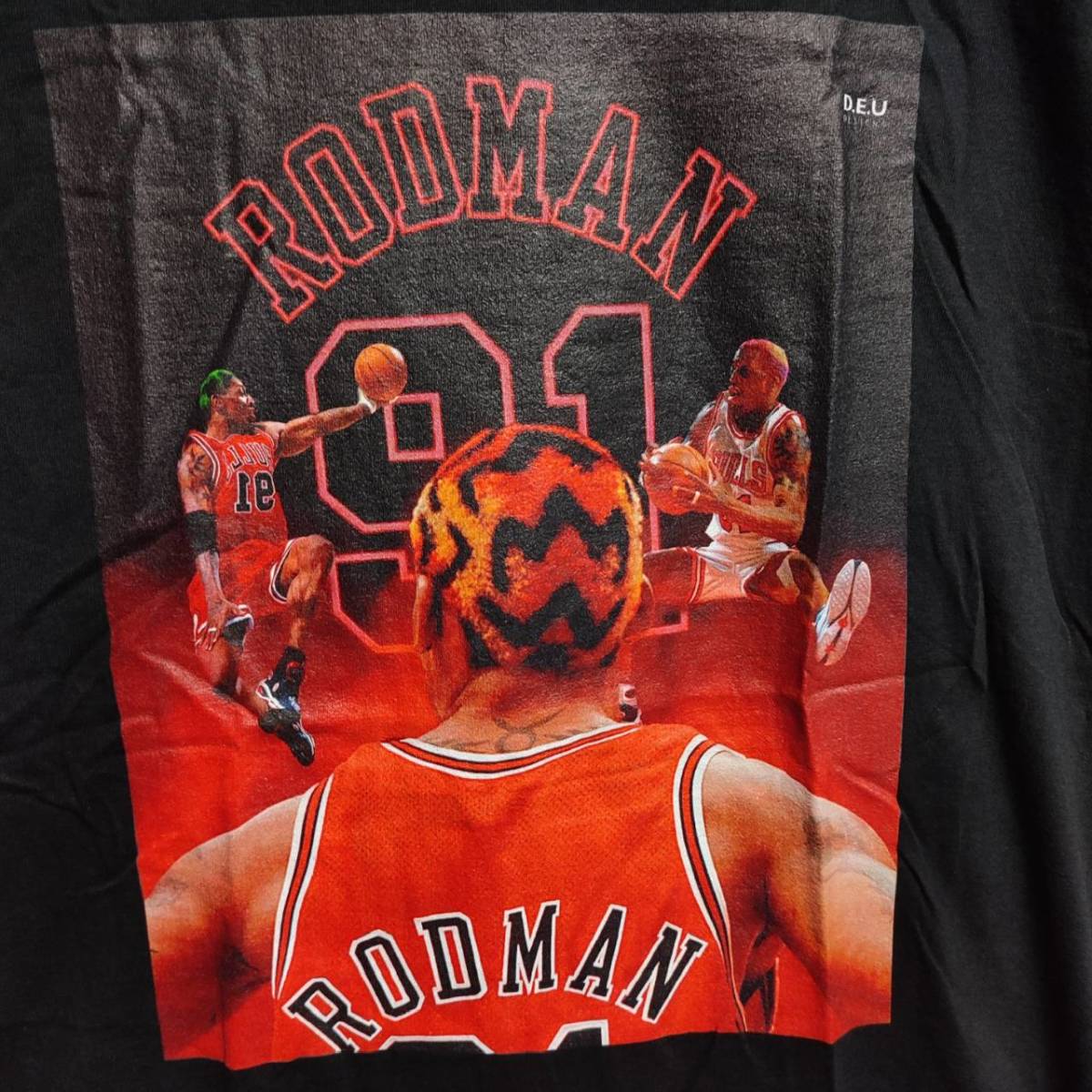 【赤字超特価，SALE】 / NBA デニスロッドマン DENNIS RODMAN Tシャツ 黒b(Tシャツ)｜売買されたオークション情報、yahooの商品情報をアーカイブ公開 - オークファン Tシャツ