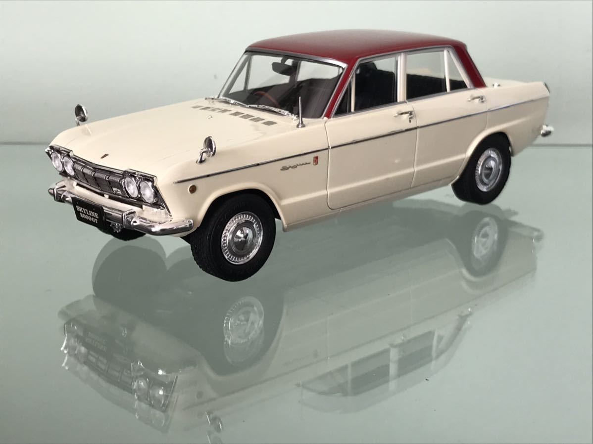 送料無料 プラモデル 完成品 1/24 プリンス スカイライン 2000GT GT-B 