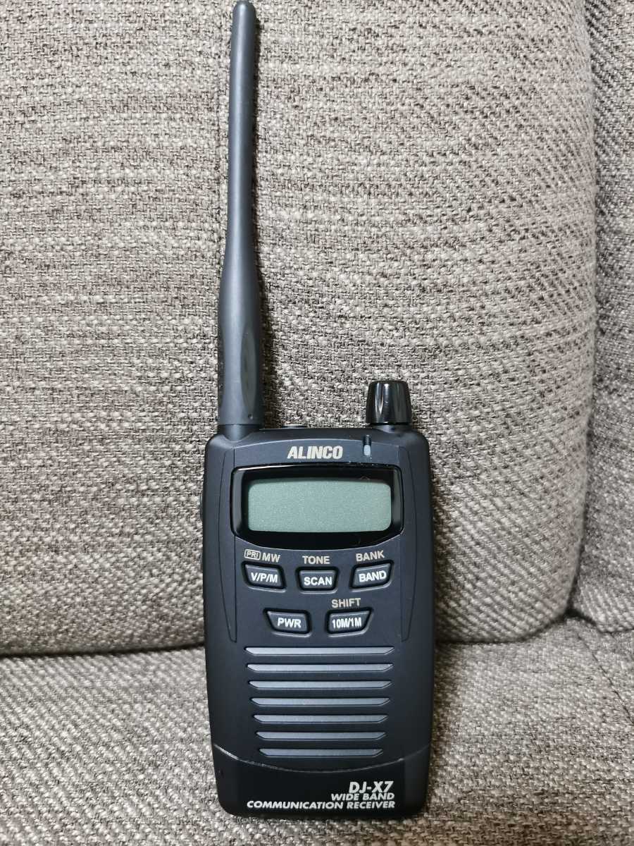 DJ-X7 | ALINCO 広帯域受信機 カードサイズレシーバー ワイドバンド