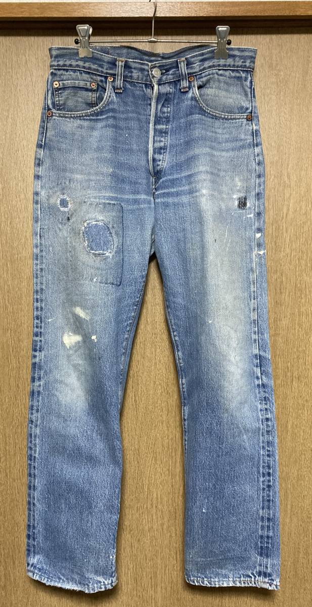 70's Levi's 501 66前期 W30～W31 赤耳 リーバイス リペア ヒゲ