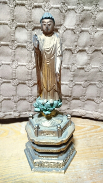 福助】木製 釈迦如来立像 美術品 東洋彫刻 【公式通販】