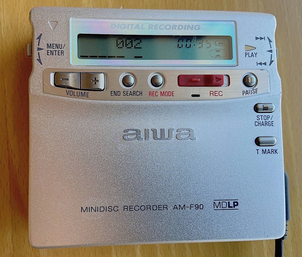 希少・取説付 AIWA アイワ ポータブルMDレコーダー AM-F90 MDLP AM-F90 アイワ 希少AIWA ポータブルMDレコーダー MDLP対応 - メルカリ