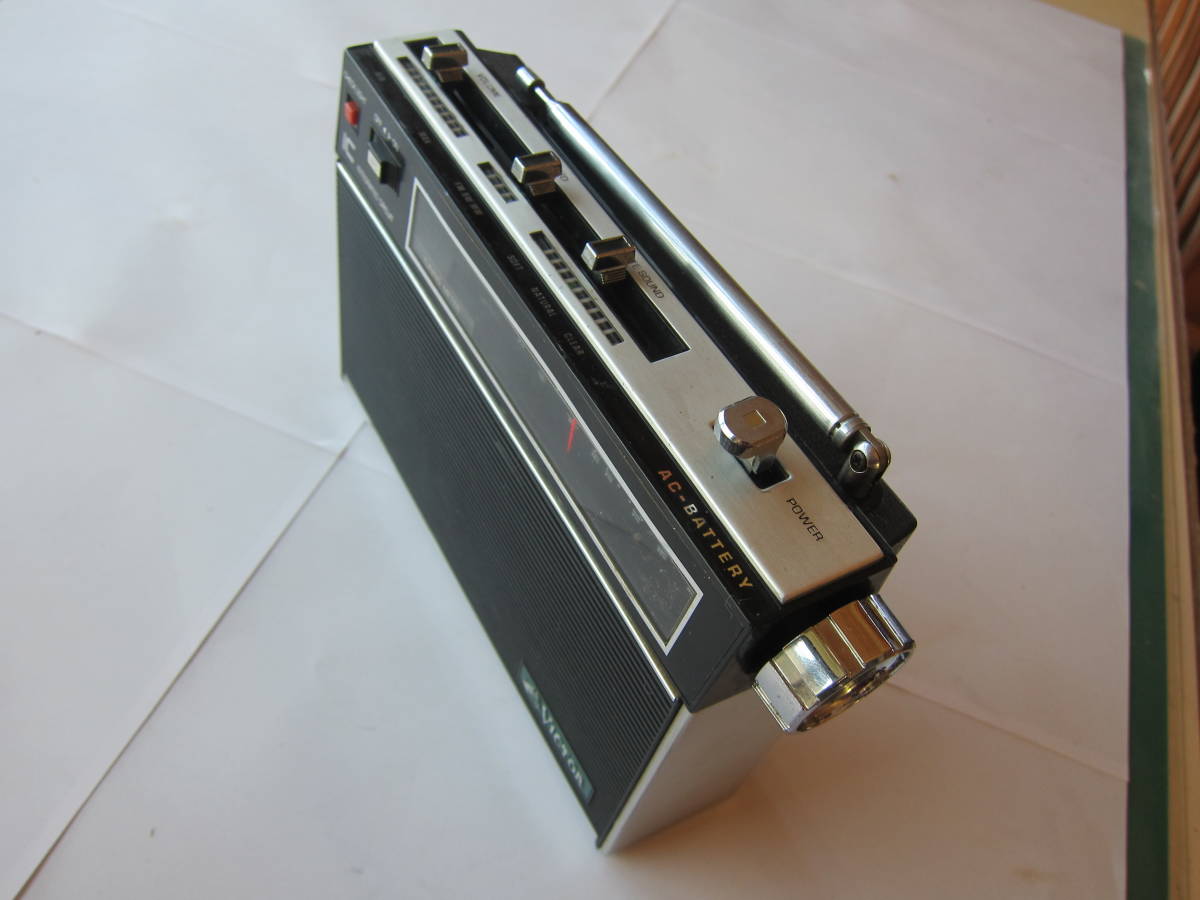 Victor ビクター FM/AM/SW 3バンド ラジオ F-930N 新電池付 受信確認品 8-14-18_5