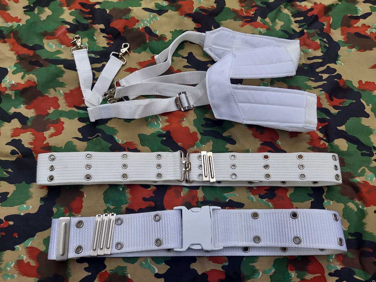 即決用 陸自白色装具 89R用 陸上自衛隊 冬季迷彩装具セット 買ったはいいも何