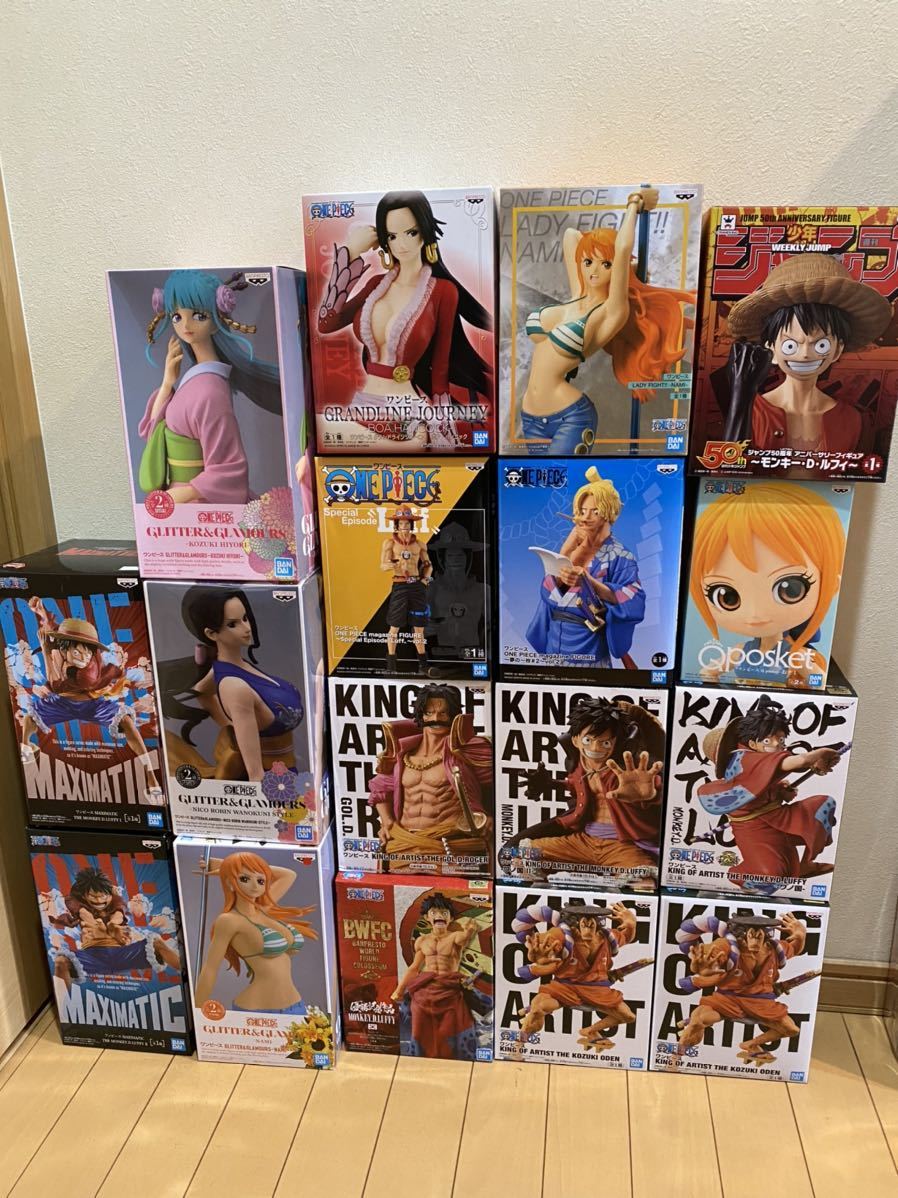 17体 ワンピース フィギュア Grandline 造形王 Dxf King Msp ワノ国 ハンコック エース ロジャー サボ ナミ お ん One Piece 売買されたオークション情報 Yahooの商品情報をアーカイブ公開 オークファン Aucfan Com