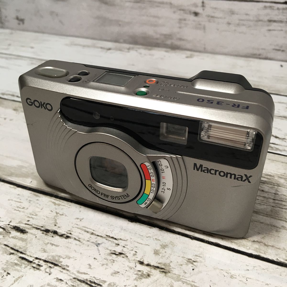 6A GOKO MacromaX FR-350 ② コンパクトフィルムカメラ 動作確認済み