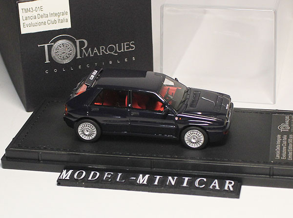 新品，新作登場 入手難 黑 世界限定300台 Top Marques 1/43 ランチア Lancia Delta デルタ Integrale Evoluzione(乗用車)｜売買されたオークション情報、yahooの商品情報をアーカイブ公開 - オークファン 乗用車