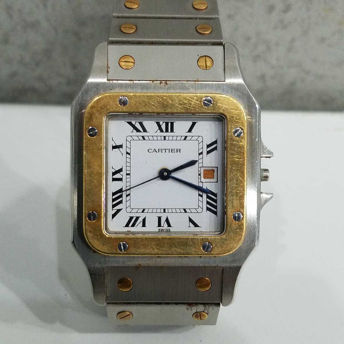 ★Cartier/カルティエ サントス OR 0.750 3.90gr ジャンク品 メンズ腕時計 K18 750 1029K_1
